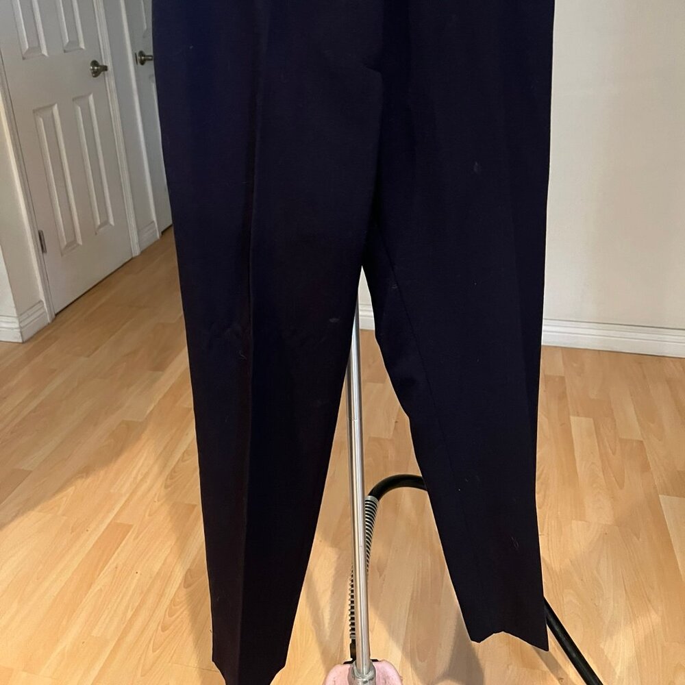 VINTAGE 90'S NORMA KAMALI DOUBLE BREASTED CROP BLAZER W/ PANTS SUIT SZ 4 US - Picture 5 of 7